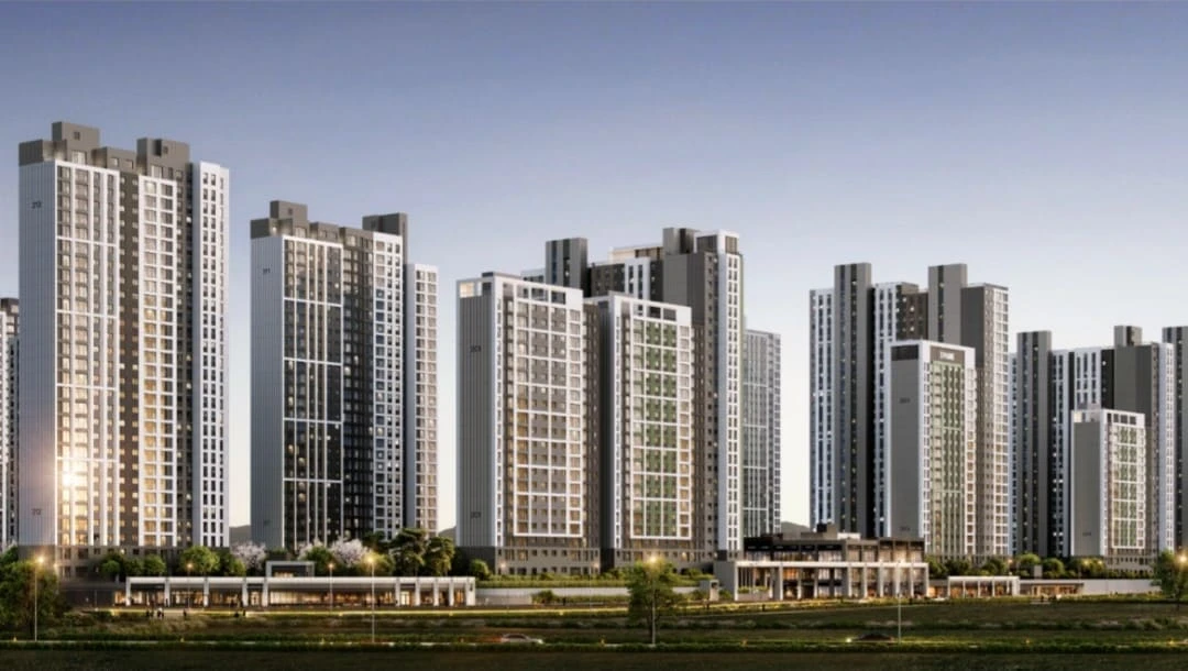 파주메디컬클러스터 A2블록에 들어서는 3,250세대 대단지 전경